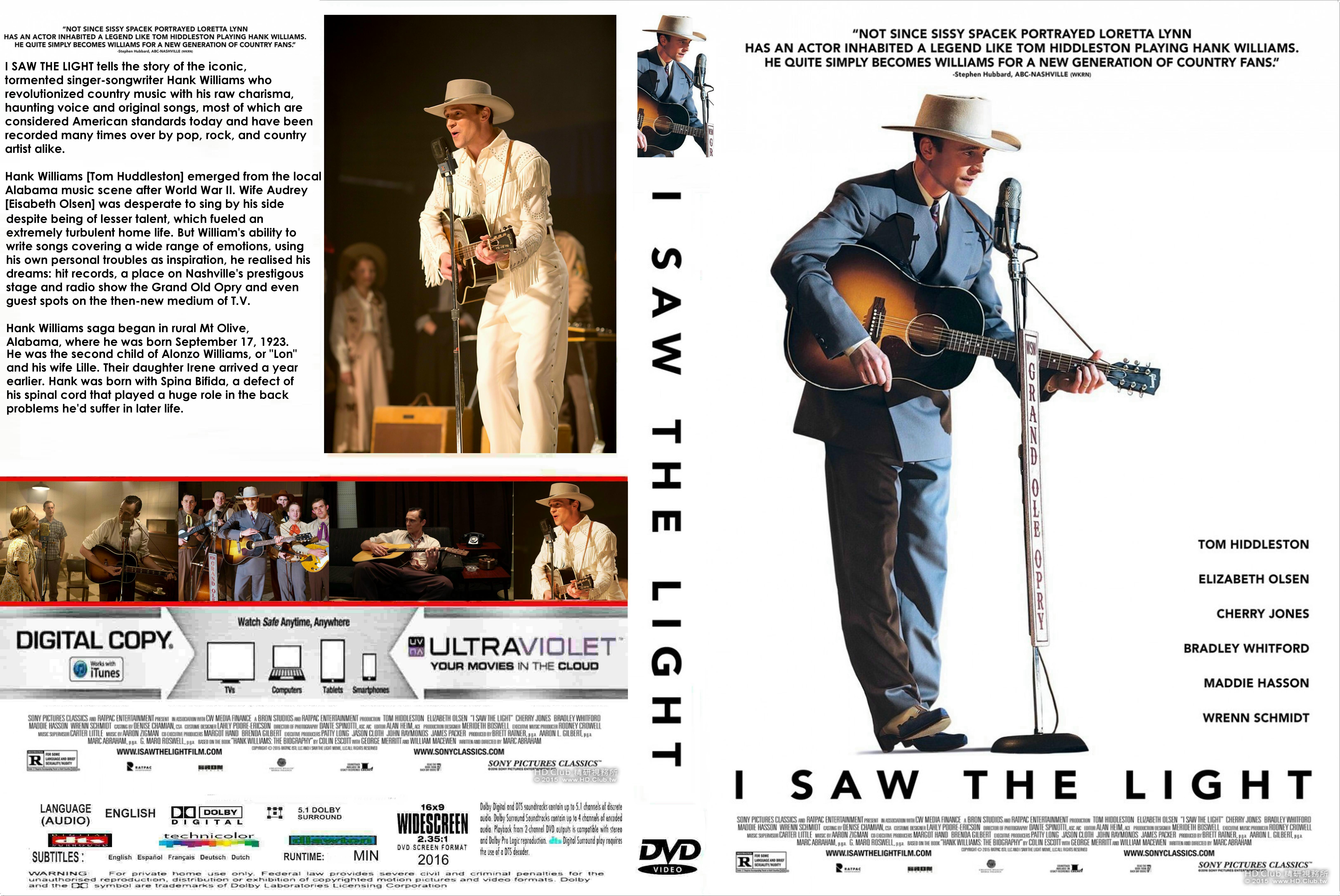 I Saw The Light (2016) : Front